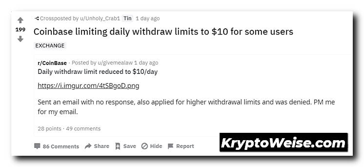 Coinbase Exchange Übersicht